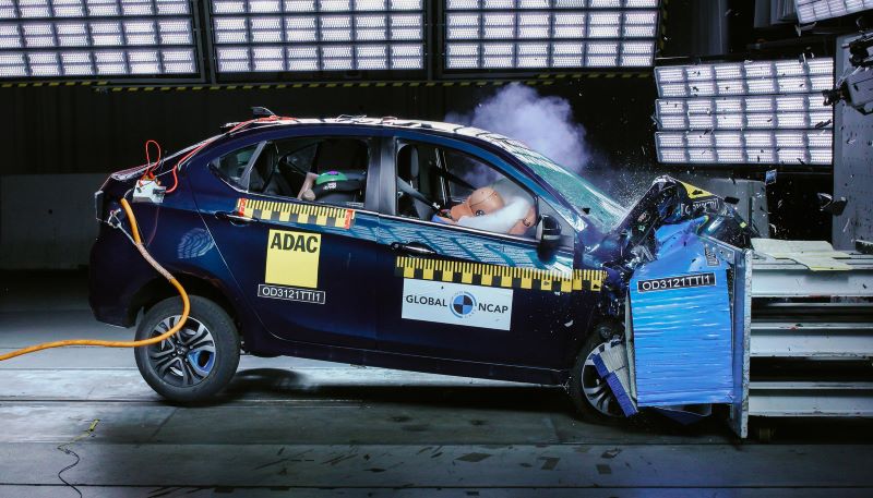 car-crash impact test